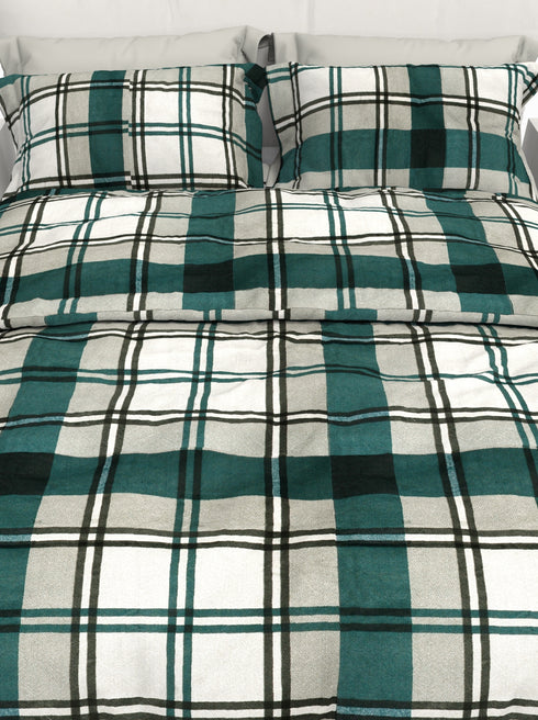 Carmel King 100% Cotton Satin King Size Bedsheet with 2 Pillow Covers - Extra Soft - 220 TC Satin Weave - 4